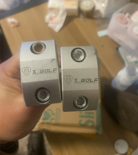 雪狼正品车把加高码，有加高和后移手把的作用...