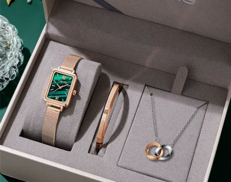 ColevKie正品小CK小绿表名牌女士手...