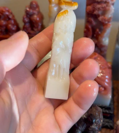寿山石印章 1.8*1.7*8