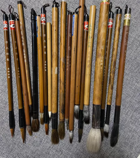 旧毛笔 山羊牌 碧浪牌 善琏湖笔 善琏湖笔...