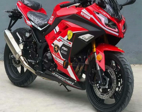 摩托车 二手川崎小忍者跑车400双缸地平线...