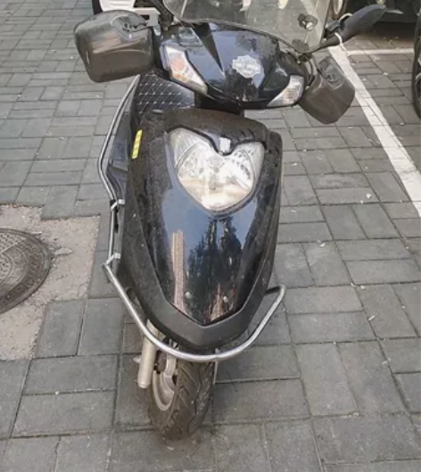 豪爵新悦星125摩托车。钢上完保险，必须过...