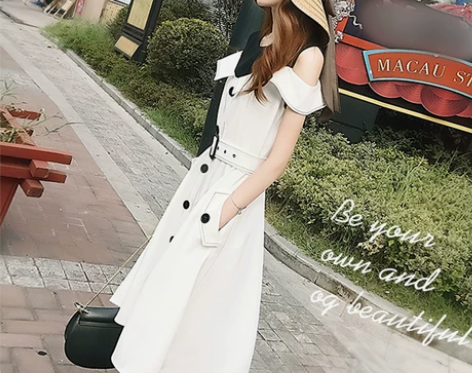 连衣裙2019新款夏显瘦气质智熏裙法式桔梗...