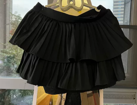 网红店黑色蛋糕裙 M码