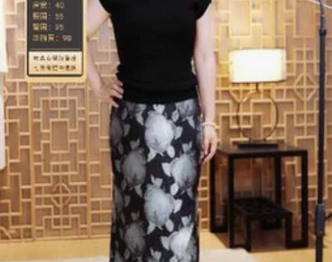 重磅醋酸春夏气质通勤新款女款花苞裙半身铅笔...