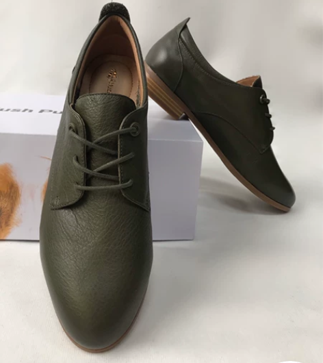 Hush Puppies英伦风Vintag...