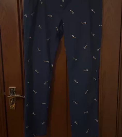 C##amp；amp；A男士刺绣休闲裤 休...