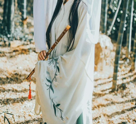 魏晋风汉服女夏季仙气中国风交领齐腰全套超仙...