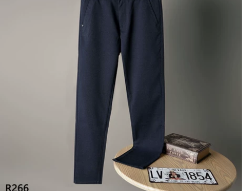 客供定制五金+抗静电！秋季男士休闲裤 中腰...