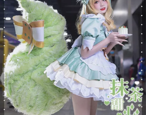绝色漫 妲己抹茶甜心cosplay女 除尾...