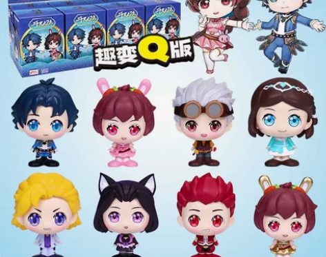 全新正版斗罗大陆Q版趣味变脸盲盒可指定款式...
