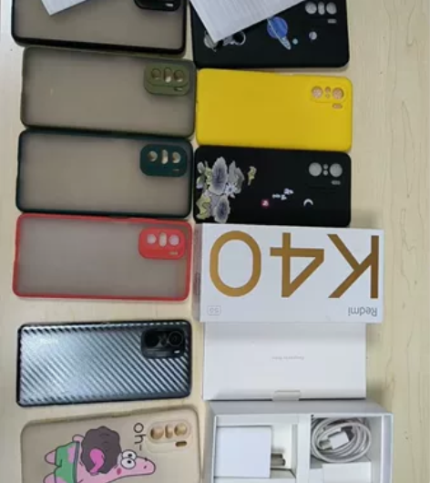 红米k40 12+256亮黑色，给家人当主...