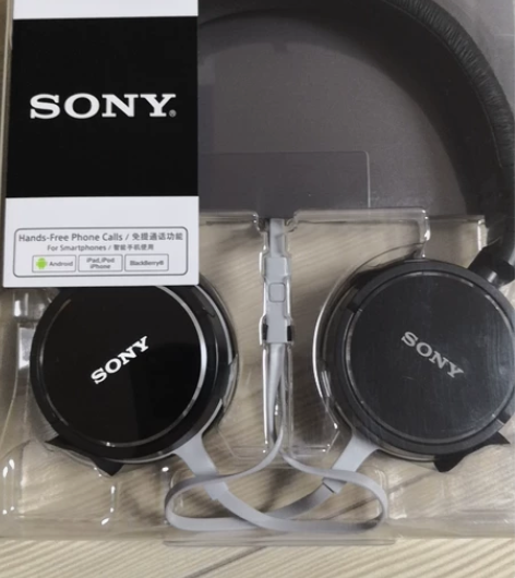 正品SONY索尼黑色头戴耳机。型号MDR-...