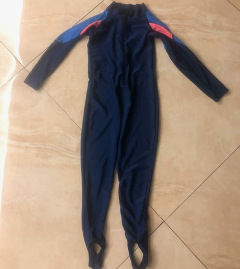 儿童防紫外线泳衣女中大童连体长袖长裤男女童...