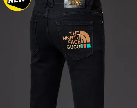 秋冬厚款弹力欧货潮牌小脚修身牛仔裤男外贸欧...