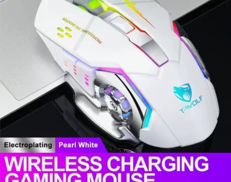 牧马人无线鼠标可充电式笔记本台式电脑家用办...