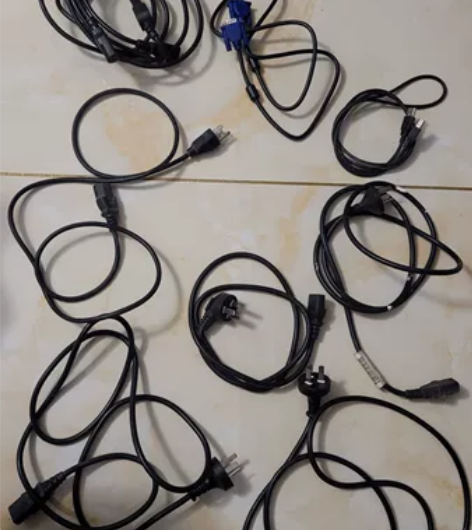 电脑电饭煲电源线三孔3芯台式主机显示器屏打...