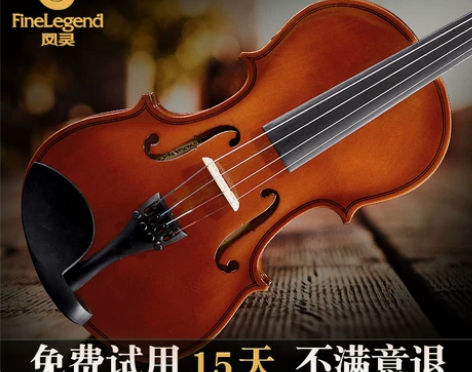 凤灵小提琴儿童初学者入门手工实木乐器专业级...