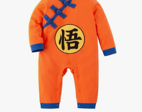 婴儿连体衣宝宝悟空爬服童装小童长袖春秋七龙...