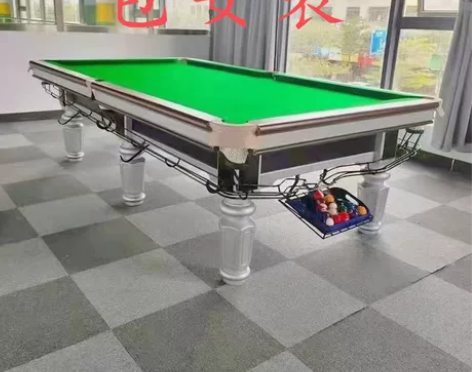 大理石台球桌标准型商用中式黑八家用桌球台乒...