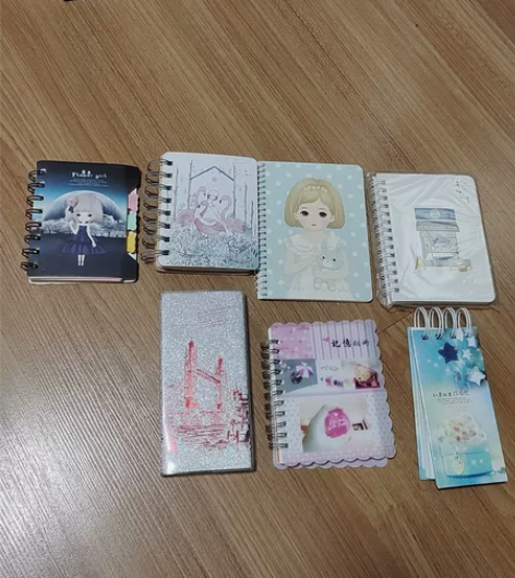 7本记事本打包出,40元包邮非偏远,不退换...