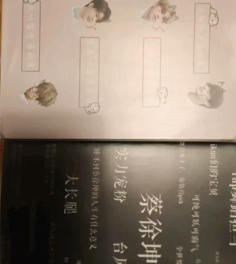 全新笔记本记事本胶套本手账本，蔡徐坤，王炸...