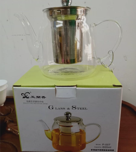 茶馆不开 多用途不锈钢玻璃茶壶便宜出￥23...