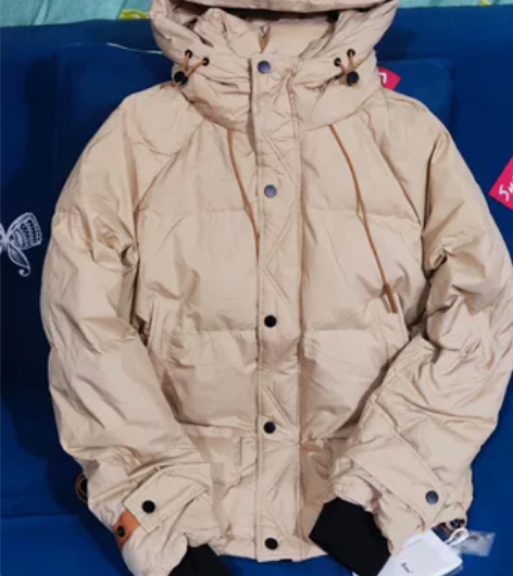 5mm男士羽绒服2022新款连帽羽绒服时尚...