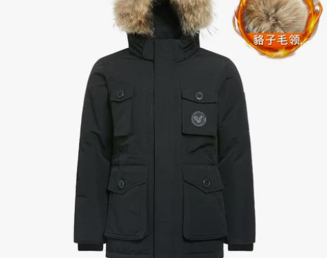 雅鹿羽绒服男士2019冬季短款加厚保暖连帽...