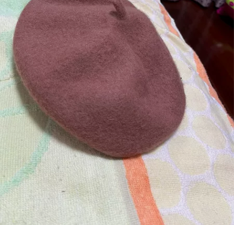 宝宝卡其色冬款贝雷帽 2-6岁