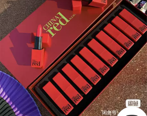 全李佳琦推荐芭莎红口红 一整套出 10只装...