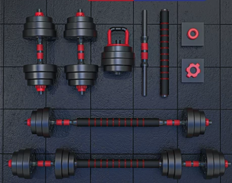 【狂欢价】品健哑铃男士健身家用锻炼器材多功...