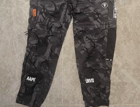 Aape 荆棘男长裤 / 短裤两穿 X...