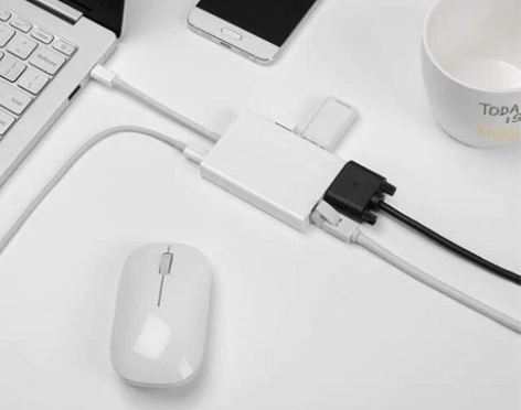 小米USB-C至VGA千兆网口多功能拓展坞...