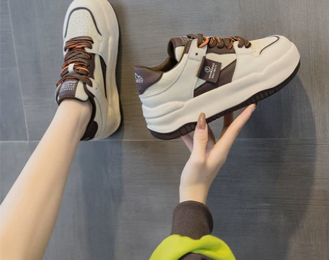 真皮小白鞋女2022新款女鞋秋冬季加绒棉鞋...