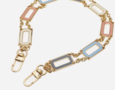 合金 滴胶方牌链 包包链子配件链条包带晚宴...