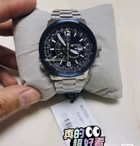 西铁城蓝天使光动能空中之鹰男表时尚潮流防水...