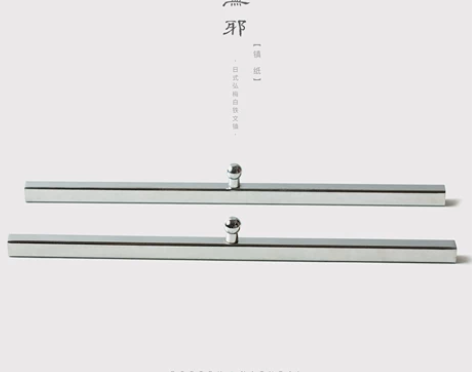 ?【镇纸一对】镇尺纸镇书镇白铁日式压纸压条...
