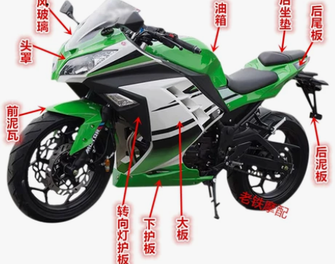 摩托车 国产小忍者外壳/R3V6/川崎/战...