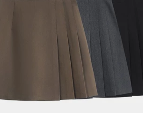 不规则半身裙2022秋冬高腰显瘦A字裙设计...