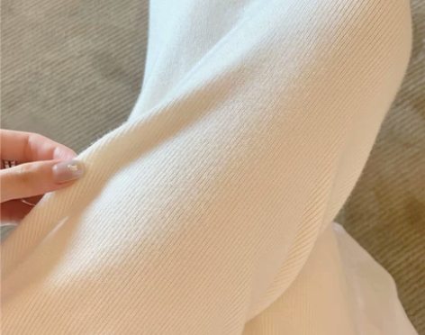 【暖春价】软糯白色羊毛针织阔腿裤女秋冬in...
