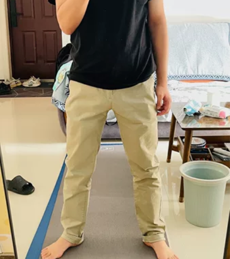 公爵车休闲裤 买了基本没穿只试穿了几次，出...