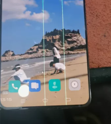 vivo x50原装拆机屏幕，有线条，可以...