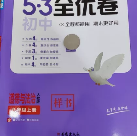 八年级(初二)道德与法治教辅系列,均为全新...