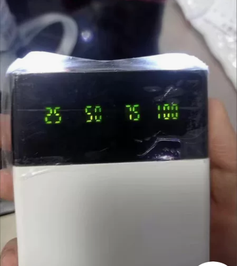 迷你自带线快充20000毫安充电宝大容量苹...