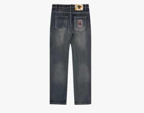 Versace/范思哲美杜莎专柜刺绣水洗灰...