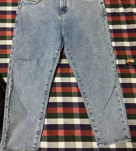 浅色牛仔裤、33码、男裤、穿一洗一、断舍离...
