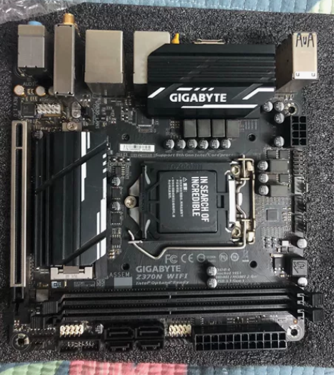 技嘉z370n wifi itx主板 无盒...