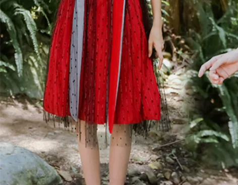 汉服sing女团倾杯舞蹈演出服寄明月舞蹈短裙