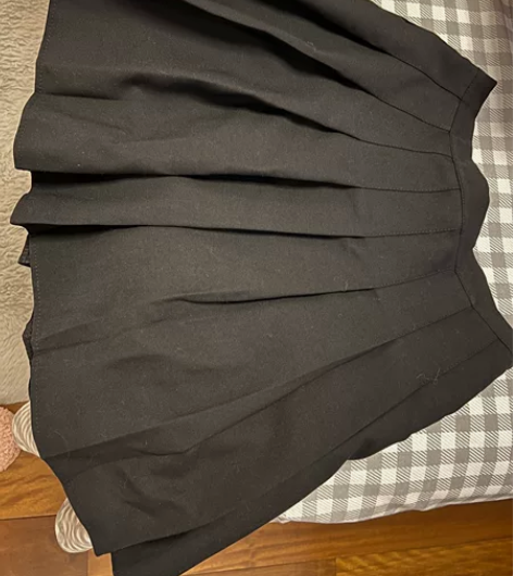 黑色百褶裙 有内衬 适合春季 闲置出 感兴...